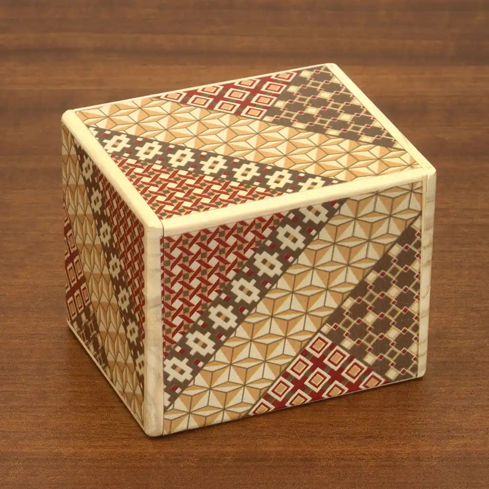 Mosaic Secret Wooden Puzzle Box| Bits and Pieces Canada