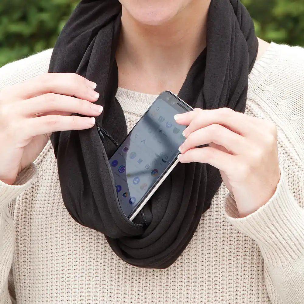 Infinity Secret Pocket Scarf | Bits and Pieces Canada