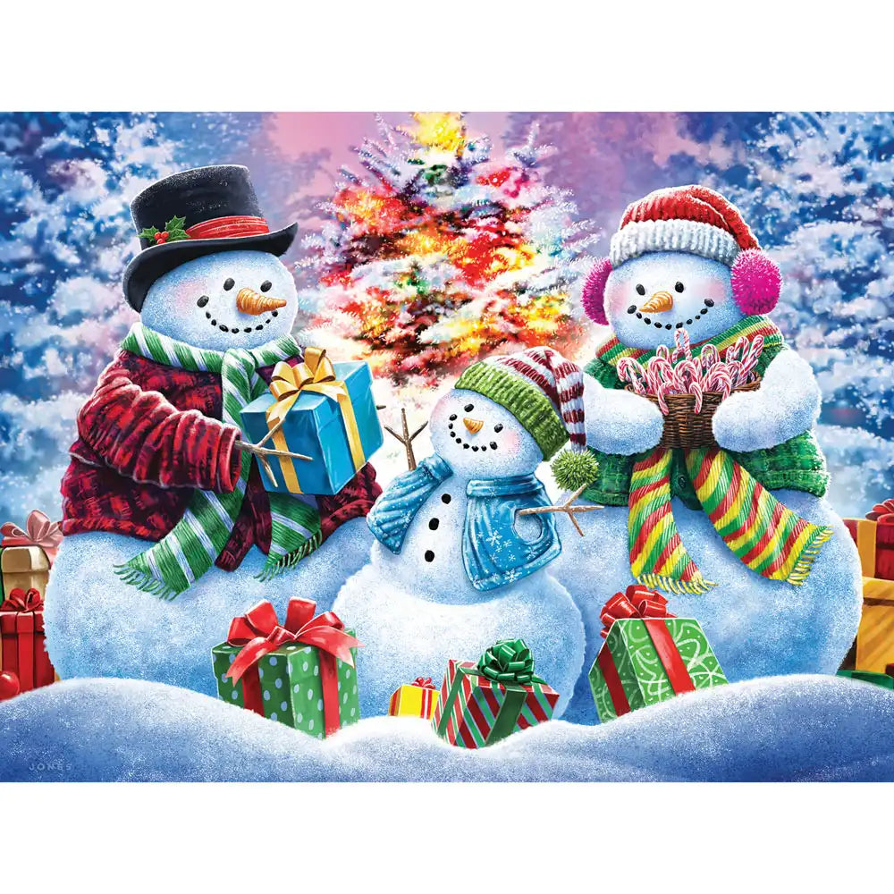 Snowman Family Jigsaw Puzzle by Larry Jones | Bits and Pieces Canada