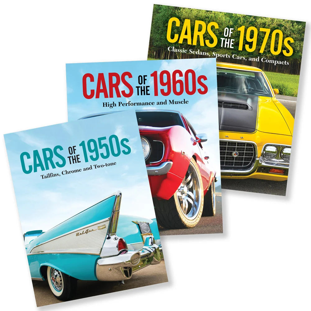 Cars Of The 50s, 60s And 70s Books | Bits and Pieces Canada