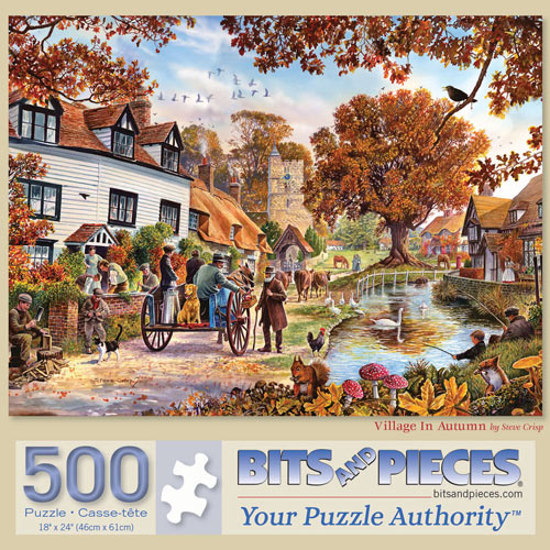 Main Street Town Bits & Pieces 500 Piece Jigsaw Puzzle 
